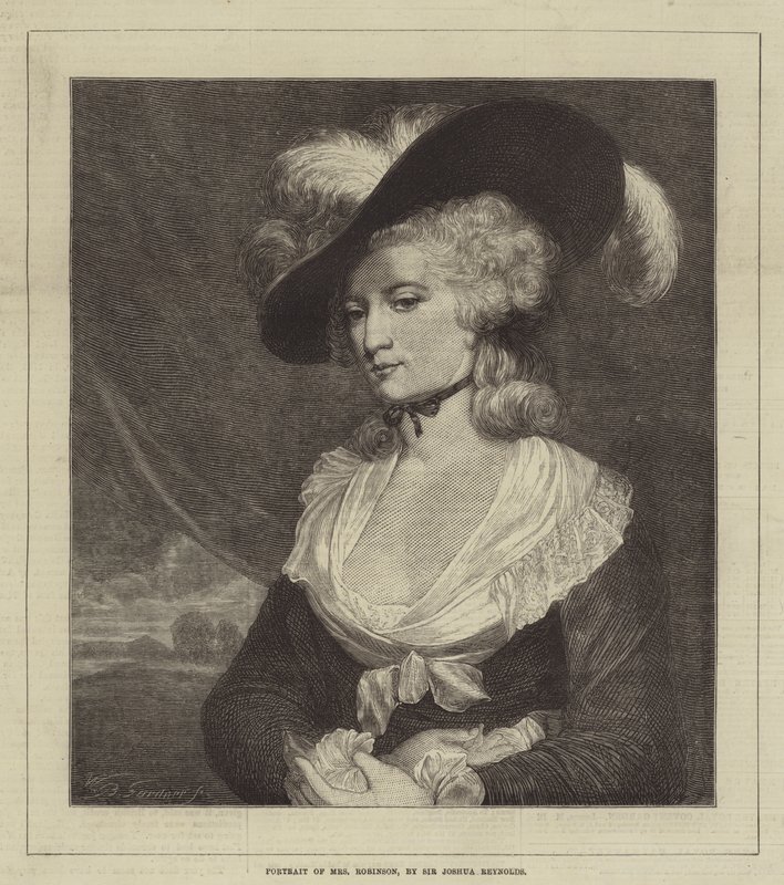 Portræt af fru Robinson af Joshua Reynolds