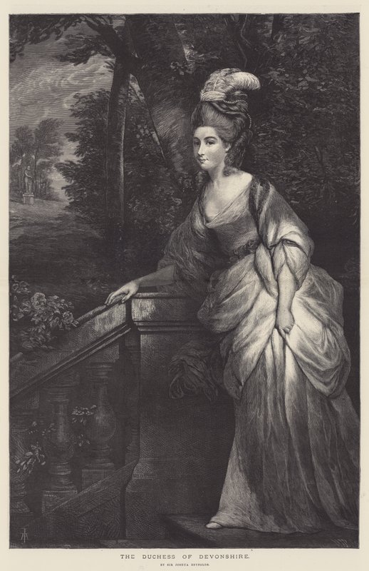 Hertuginden af Devonshire af Joshua Reynolds