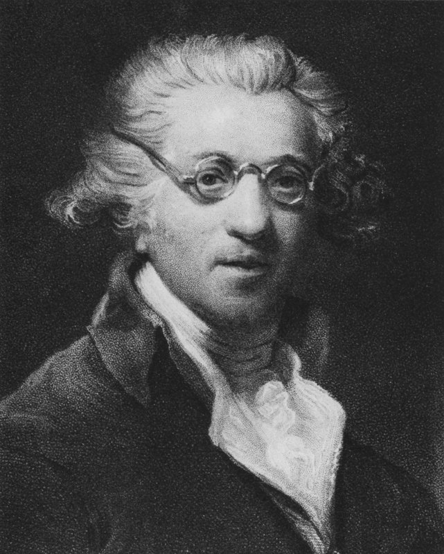 Sir Joshua Reynolds, selvportræt (litho) af Joshua (after) Reynolds