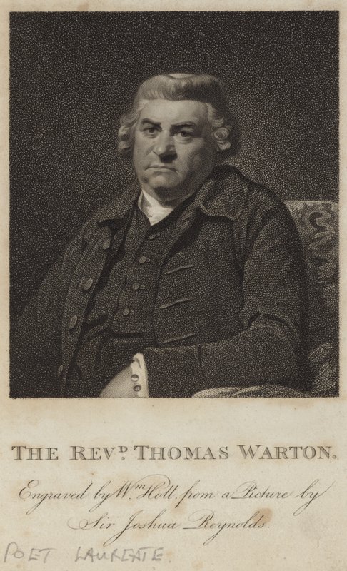 Portræt af Thomas Warton af Joshua Reynolds