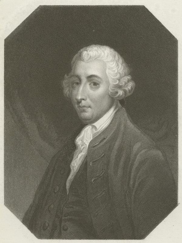 Portræt af Tobias Smollett af Joshua Reynolds