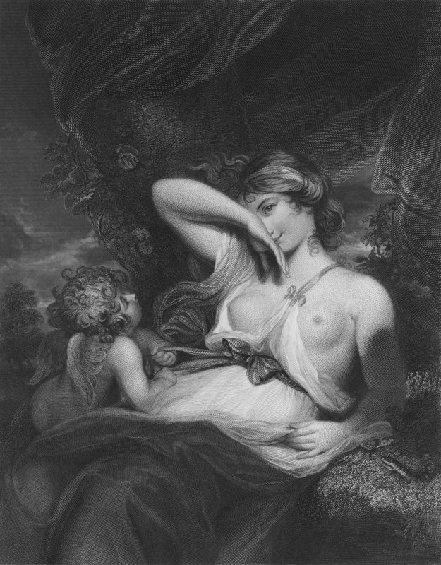 Slangen i græsset af Joshua after Reynolds