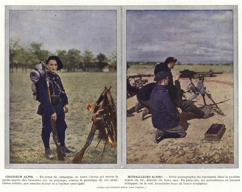 Alpine Hunter, Alpine Gunners af Jules Gervais Courtellemont