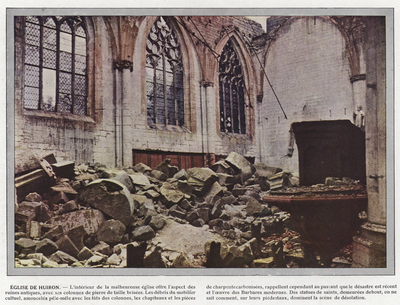 Kirken i Huiron af Jules Gervais Courtellemont