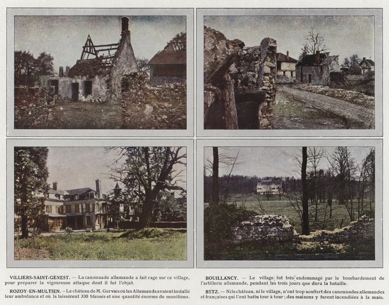 Villiers-Saint-Genest, Bouillancy, Rozoy-en-Multien, Betz af Jules Gervais Courtellemont