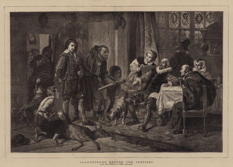 Shakespeare foran dommerne af Julius Friedrich Anton Schrader