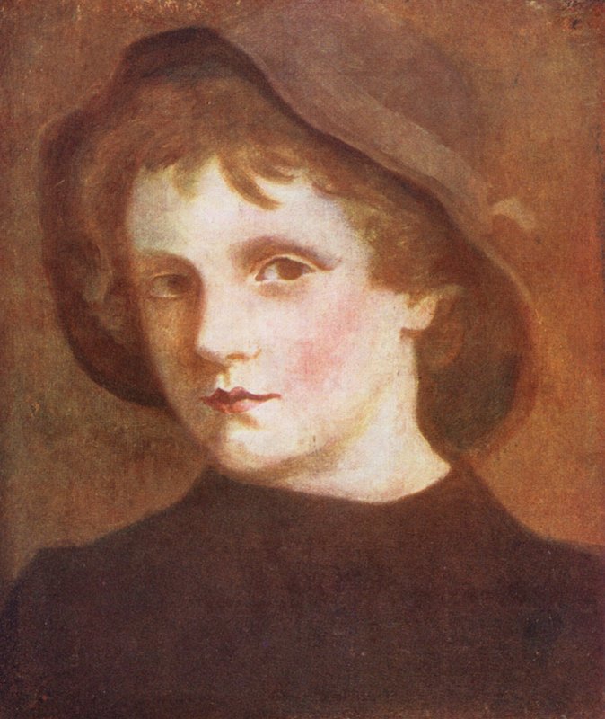 Alfy, ufærdig (farvelitografi) af Kate (after) Greenaway