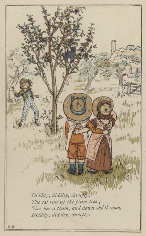 Diddlty, diddlty, dumpty af Kate Greenaway