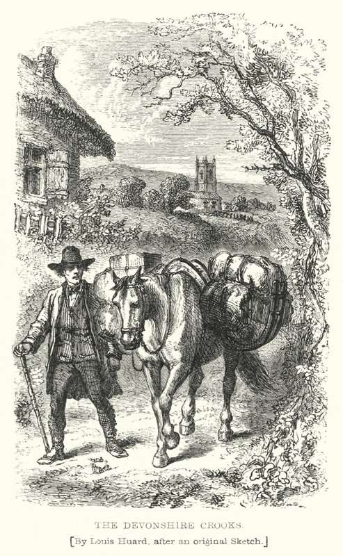 The Devonshire Crooks (gravering) af L. Huard