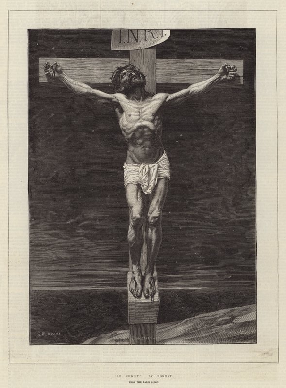Le Christ, fra Paris Salon af Leon Joseph Florentin Bonnat