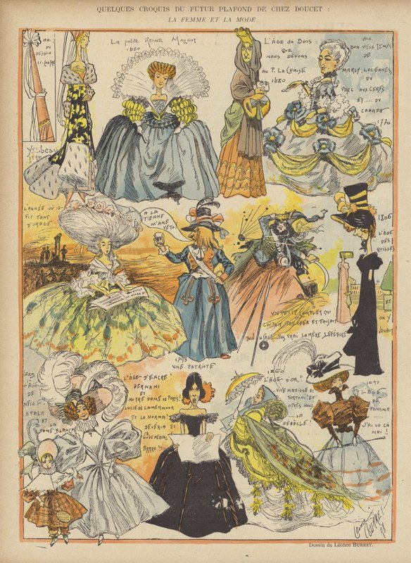 Illustration til Le Rire af Leonce Burret