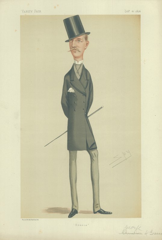 H.M. George, konge af Grækenland af Leslie Matthew Ward