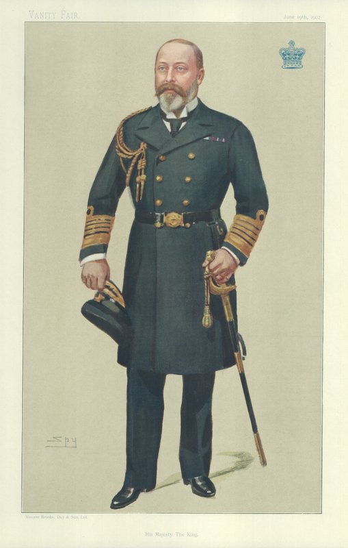 Hans Majestæt Kong Edward VII af Leslie Matthew Ward