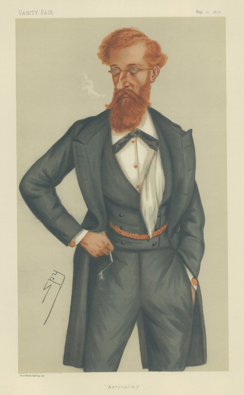 Lord James Lindsay (farve litho) af Leslie Matthew Ward