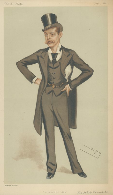 Lord Randolph Churchill af Leslie Matthew Ward