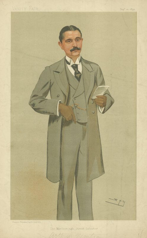 Sir Arthur John Edward Newton af Leslie Matthew Ward