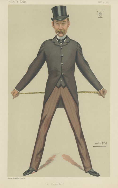 Sir B E Cunard af Leslie Matthew Ward
