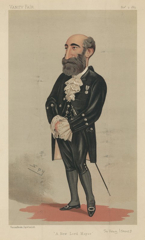 Sir Henry Aaron Isaacs af Leslie Matthew Ward