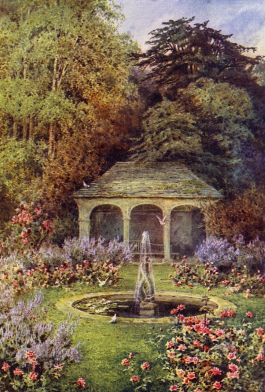 Poolhaven (farve litho) af Lilian Stannard