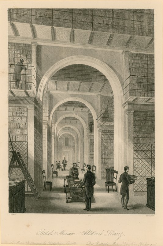 British Museum, Ekstra bibliotek af Llewellyn Jewitt