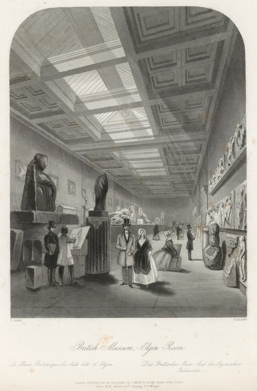 Elgin Room på British Museum af Llewellyn Jewitt