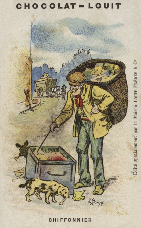 Chiffonnier (chromolitho) af Louis Borgex