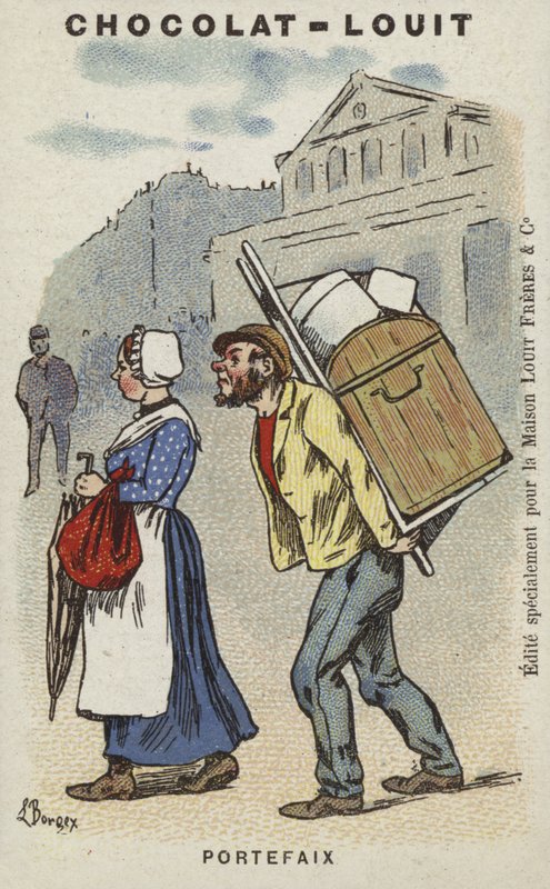 Portefaix (chromolitho) af Louis Borgex