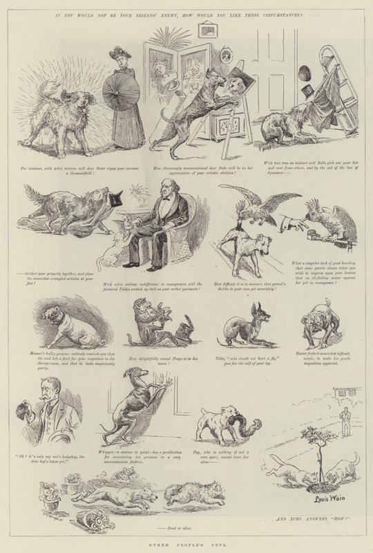 Andre menneskers kæledyr af Louis Wain