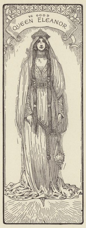 Den gode dronning Eleanor af Louis John Rhead