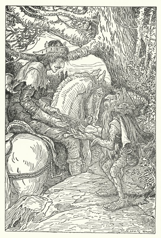 Livets vand (litho) af Louis John Rhead