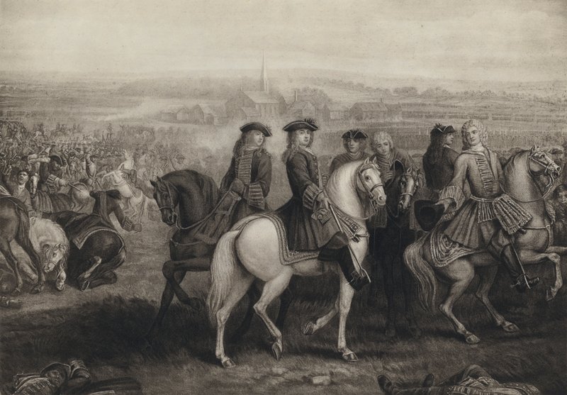 The Battle Of Blenheimdani af Louis Laguerre