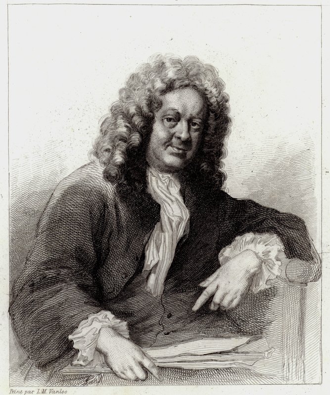 Nicolas-Henri Tardieu af Louis Michel van Loo
