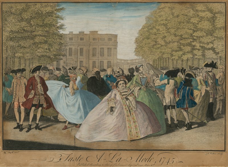Smag a la mode, 1745 af Louis Philippe Boitard