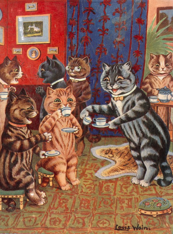 Tager te af Louis Wain