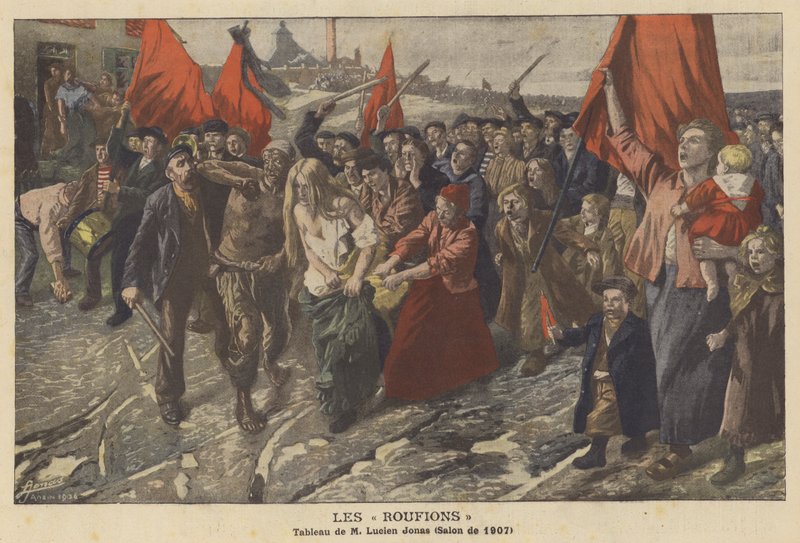 Les "Roufions" (farve litho) af Lucien Hector Jonas