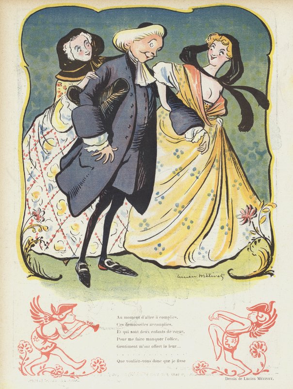 Illustration til Le Rire af Lucien Metivet