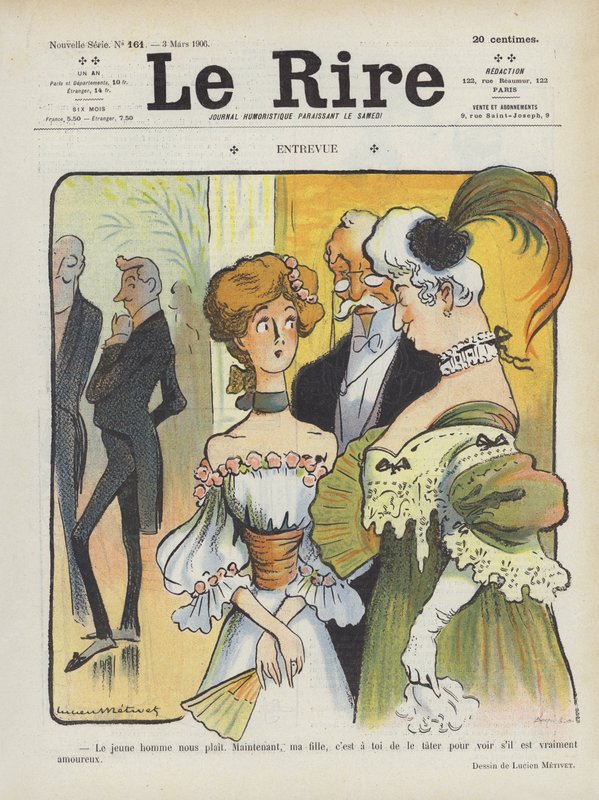 Illustration til Le Rire af Lucien Metivet
