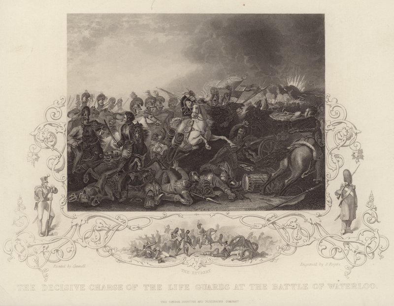 Slaget ved Waterloo af Luke Clennell