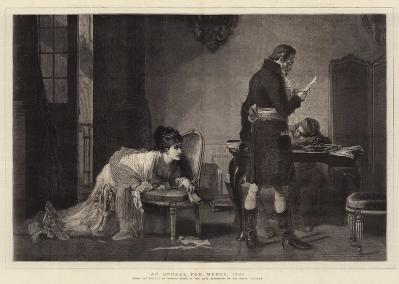 En appel om barmhjertighed, 1793 af Marcus Stone