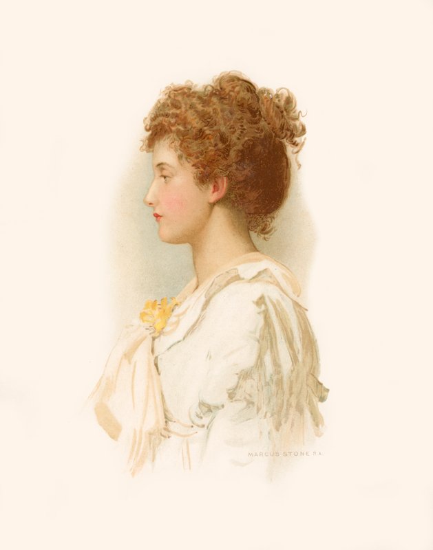 Tennysons Adeline af Marcus Stone