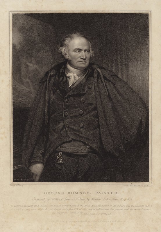 George Romney af Martin Archer Shee