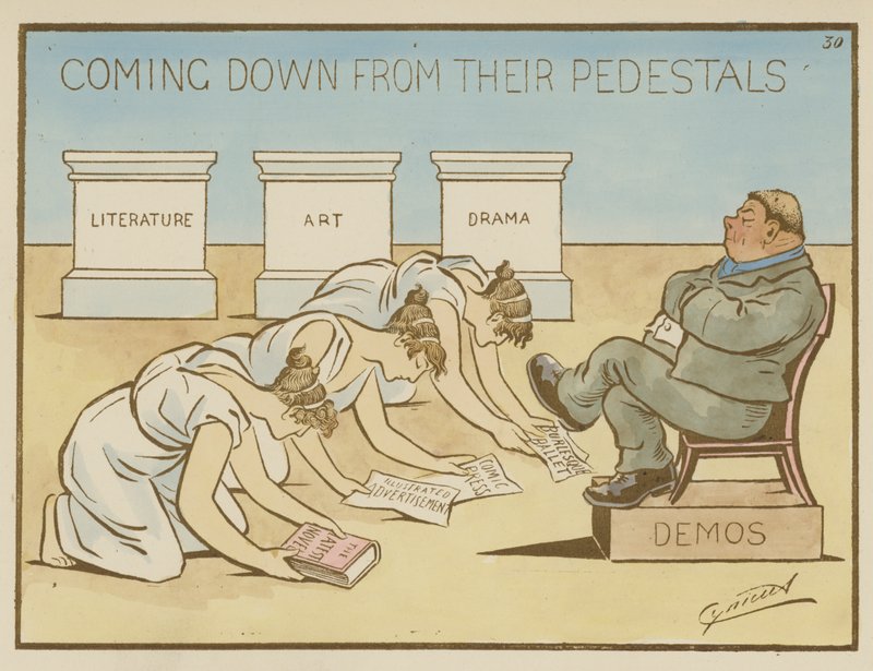 De kommer ned fra deres piedestaler af Martin Cynicus Anderson
