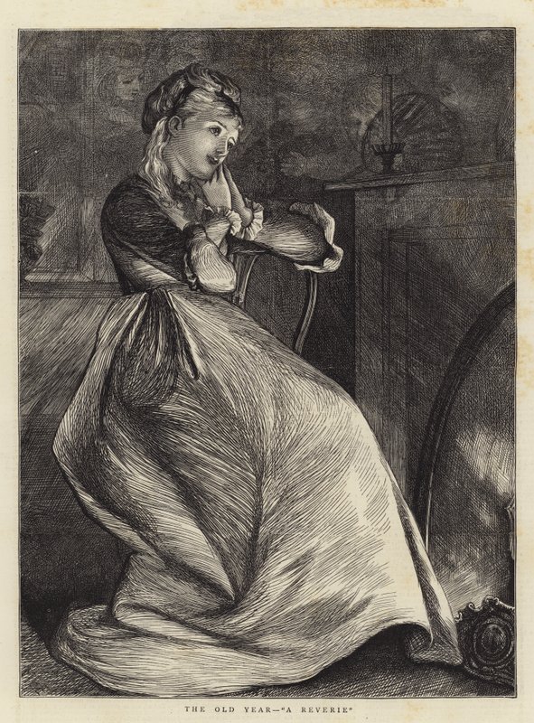 Det gamle år, en drømmeri af Mary Ellen Edwards