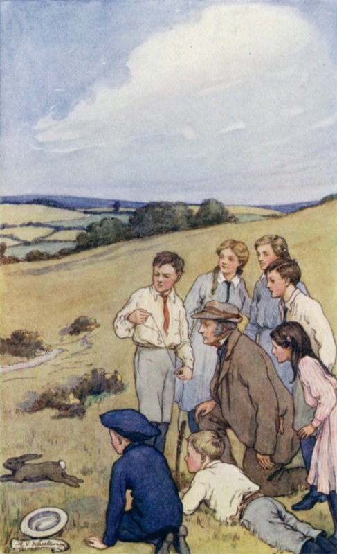 Scene fra The Slowcoach, af Edward Verrall Lucas af Mary V. Wheelhouse
