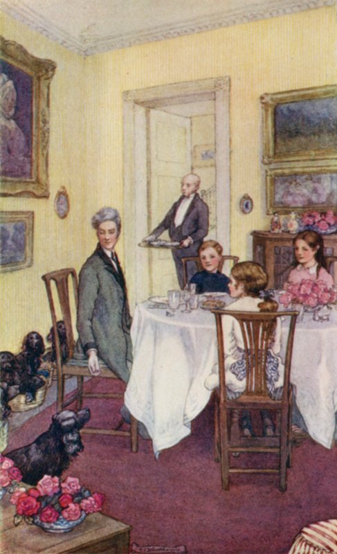 Scene fra The Slowcoach, af Edward Verrall Lucas af Mary V. Wheelhouse