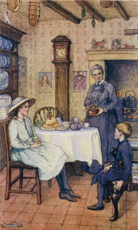 Scene fra The Slowcoach, af Edward Verrall Lucas af Mary V. Wheelhouse