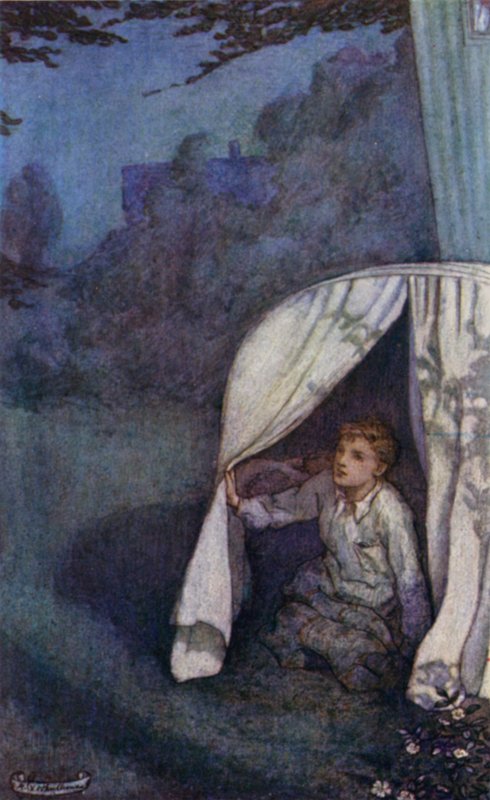 Scene fra The Slowcoach, af Edward Verrall Lucas af Mary V. Wheelhouse
