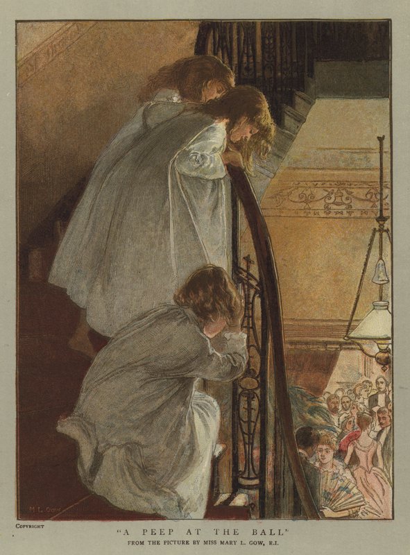 Et kig på bolden (chromolitho) af Mary L. Gow