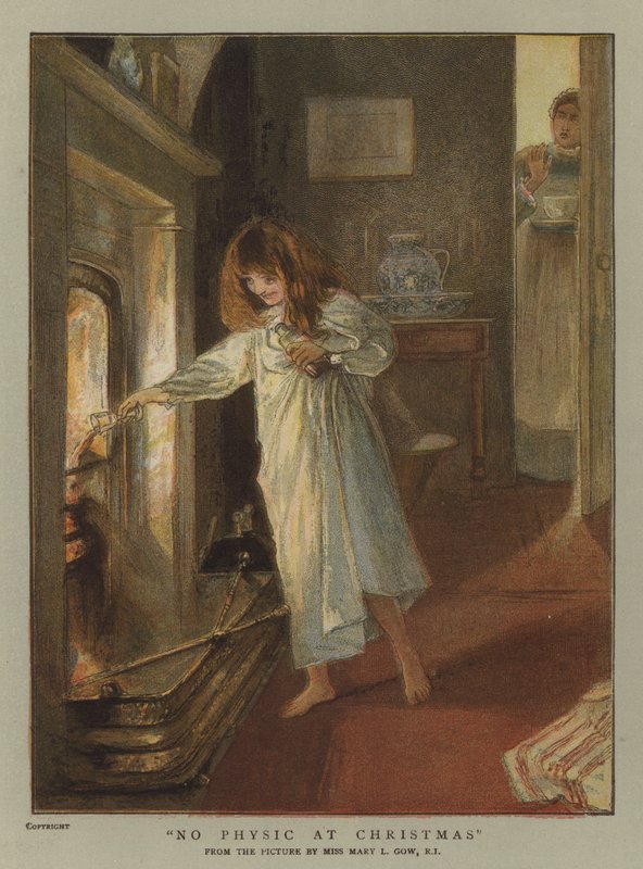 Ingen fysik i julen (chromolitho) af Mary L. Gow