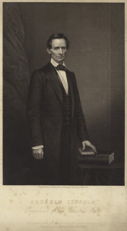 Portræt af Abraham Lincoln af Mathew B. Brady